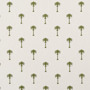 Menara Metallic Olive by Clarke And Clarke Fabric
