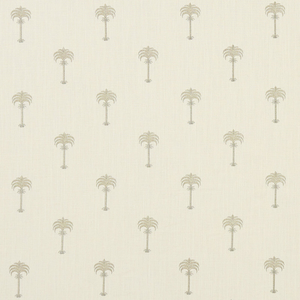 Menara Metallic Champagne/Ivory by Clarke And Clarke Designer Fabric CLARKE & CLARKE PRINCE OF PERSIA COTTON - 96%;POLYESTER - 4% India Horizontal: 6.25 and Vertical: 6.313 50 - Swanky Fabrics -