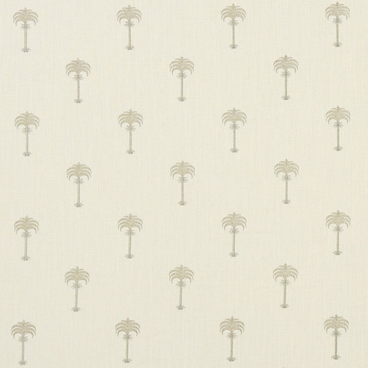 Menara Metallic Champagne/Ivory by Clarke And Clarke Designer Fabric CLARKE & CLARKE PRINCE OF PERSIA COTTON - 96%;POLYESTER - 4% India Horizontal: 6.25 and Vertical: 6.313 50 - Swanky Fabrics -