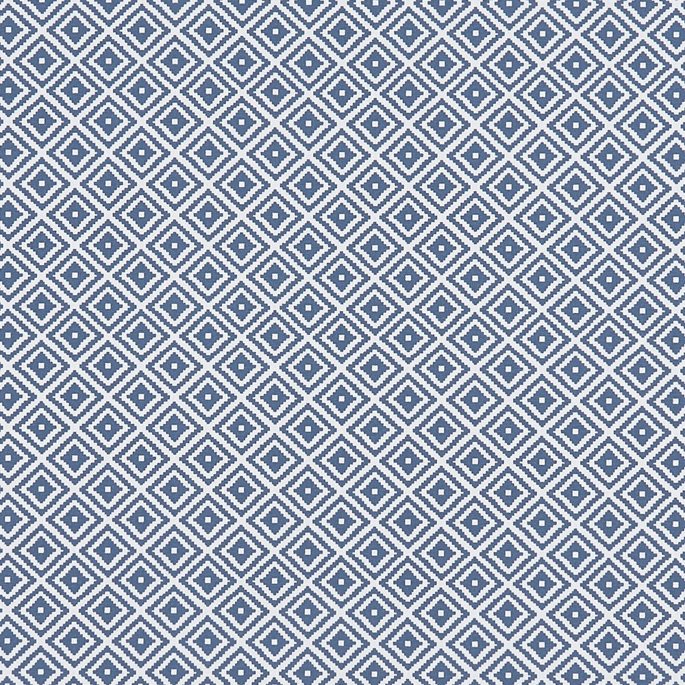 Kiki Denim by Clarke And Clarke Fabric CLARKE & CLARKE CO-ORDINATES COTTON - 100% Turkey MEDIUM Horizontal: 1.75 and Vertical: 1.625 54 - Fabric Carolina -
