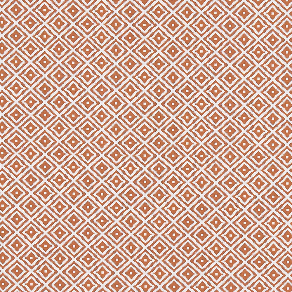 Kiki Spice by Clarke And Clarke Designer Fabric CLARKE & CLARKE CO-ORDINATES COTTON - 100% Turkey MEDIUM Horizontal: 1.75 and Vertical: 1.625 54 - Swanky Fabrics -
