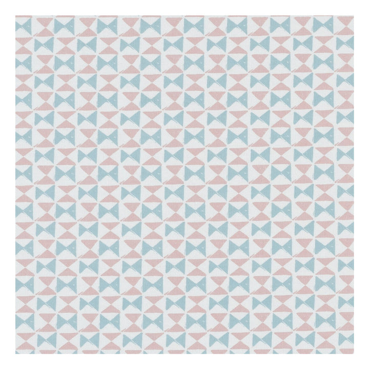 Orianna Blush/Mineral by Clarke And Clarke Designer Fabric CLARKE & CLARKE CO-ORDINATES COTTON - 100% Turkey MEDIUM Horizontal: 1.375 and Vertical: 1.625 54 - Swanky Fabrics -