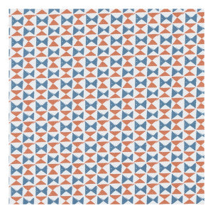 Orianna Denim/Spice by Clarke And Clarke Fabric
