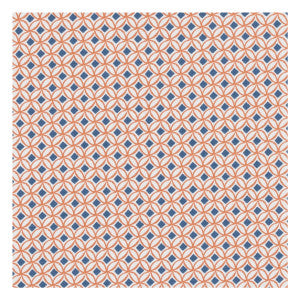 Ortis Denim/Spice by Clarke And Clarke Fabric