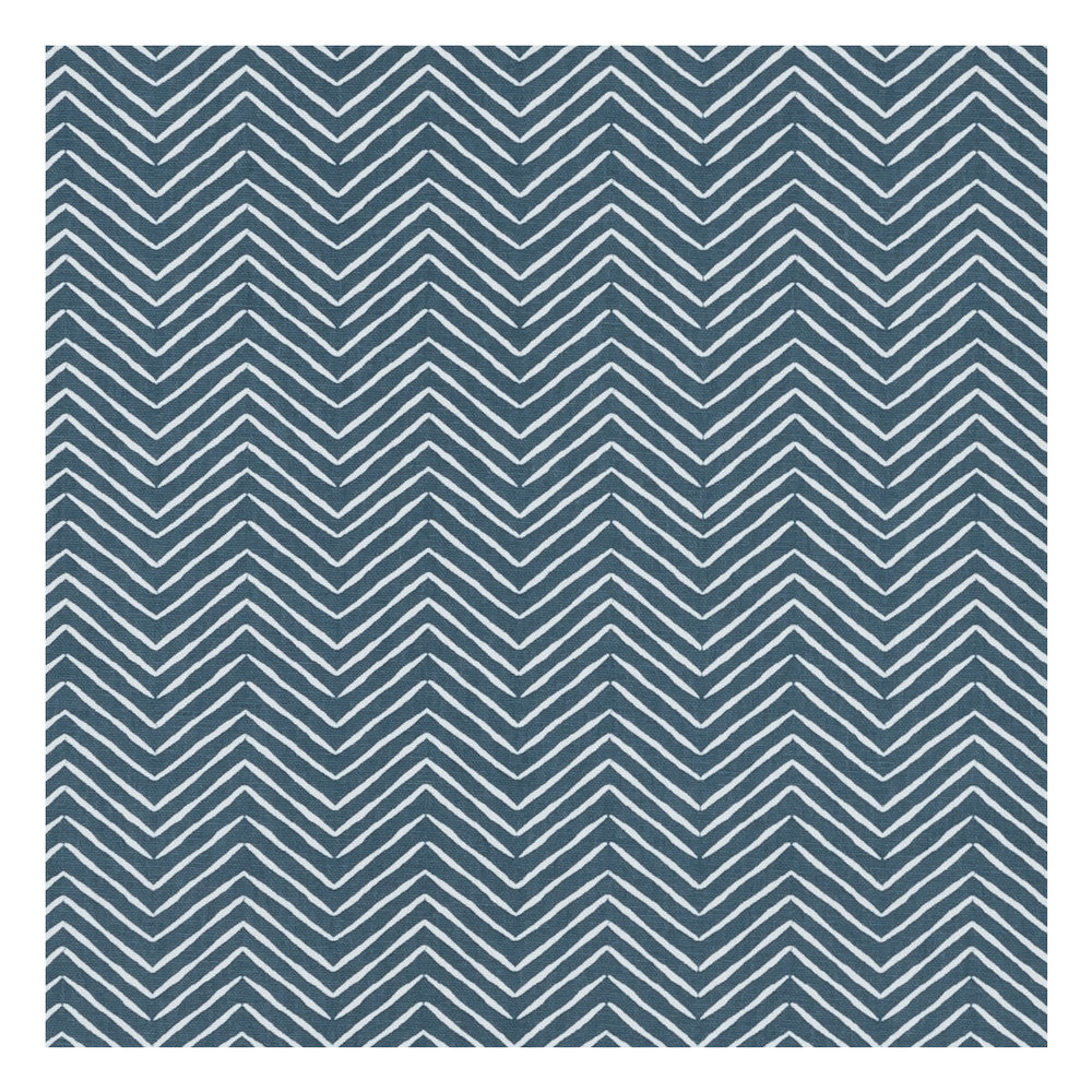Pica Denim by Clarke And Clarke Fabric CLARKE & CLARKE CO-ORDINATES COTTON - 100% Turkey MEDIUM Horizontal: 2.25 and Vertical: 2 54 - Fabric Carolina -