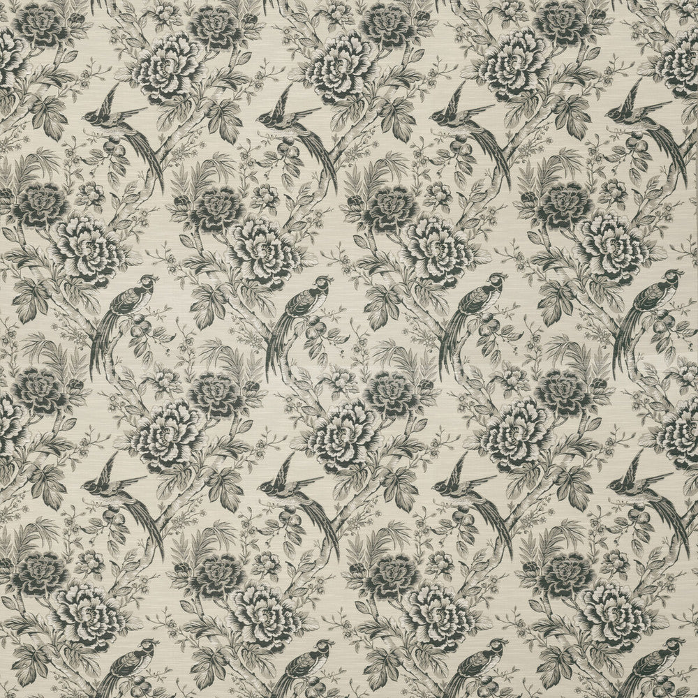 Avium Charcoal by Clarke And Clarke Fabric Clarke And Clarke Fabric Avium CharcoalFabric CLARKE & CLARKE BOTANIST POLYESTER - 62%;COTTON - 38% India </p><p>Repeat: H: 14, V: 29.53 56 - Fabric Carolina -