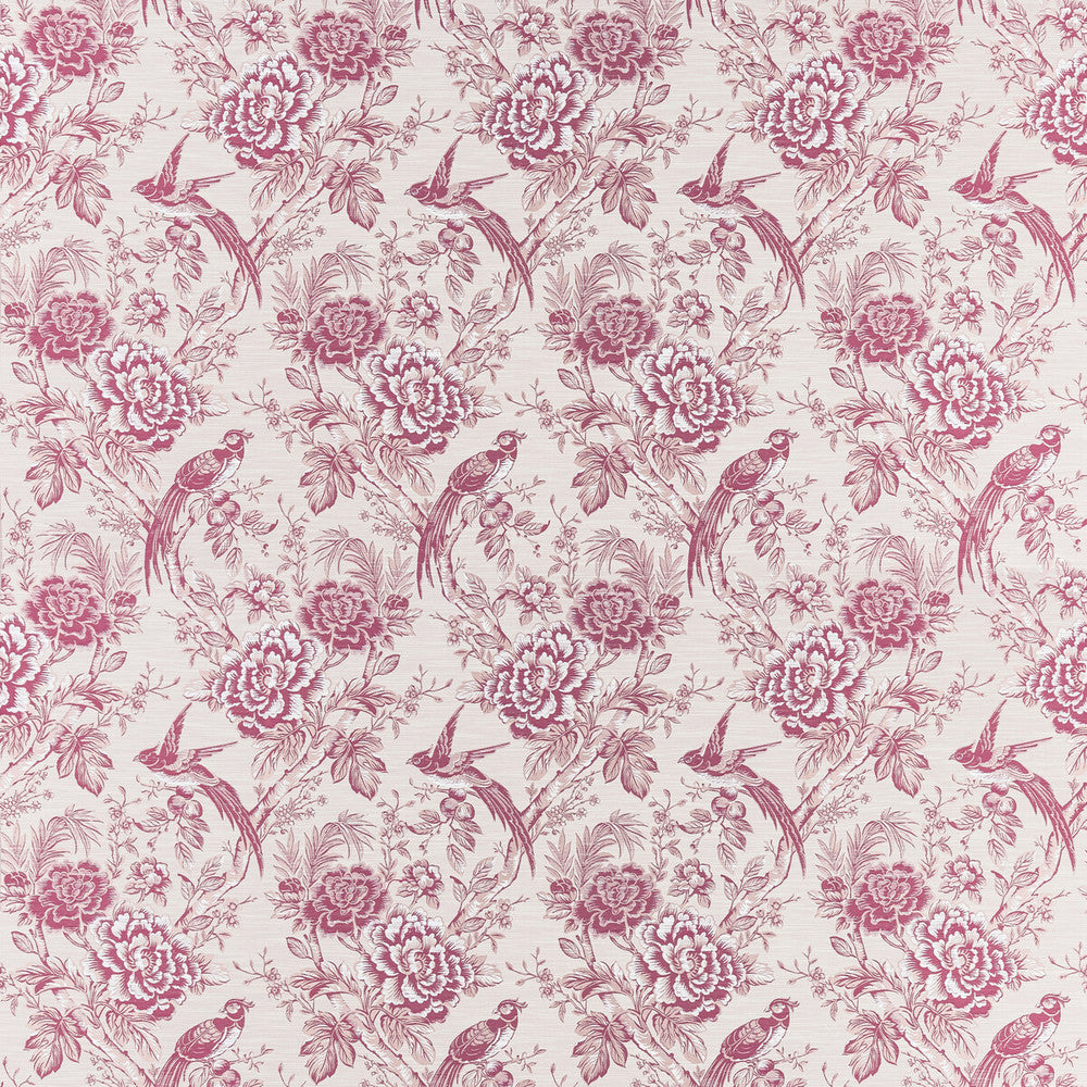 Avium Raspberry by Clarke And Clarke Fabric Clarke And Clarke Fabric Avium RaspberryFabric CLARKE & CLARKE BOTANIST POLYESTER - 62%;COTTON - 38% India </p><p>Repeat: H: 14, V: 29.53 56 - Fabric Carolina -