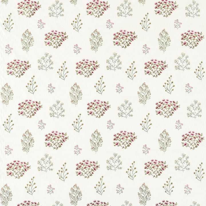 Floris Summer by Clarke And Clarke Fabric Clarke And Clarke Fabric Floris SummerFabric CLARKE & CLARKE BOTANIST POLYESTER - 52%;COTTON - 48% India </p><p>Repeat: H: 17, V: 25.6 51 - Fabric Carolina -