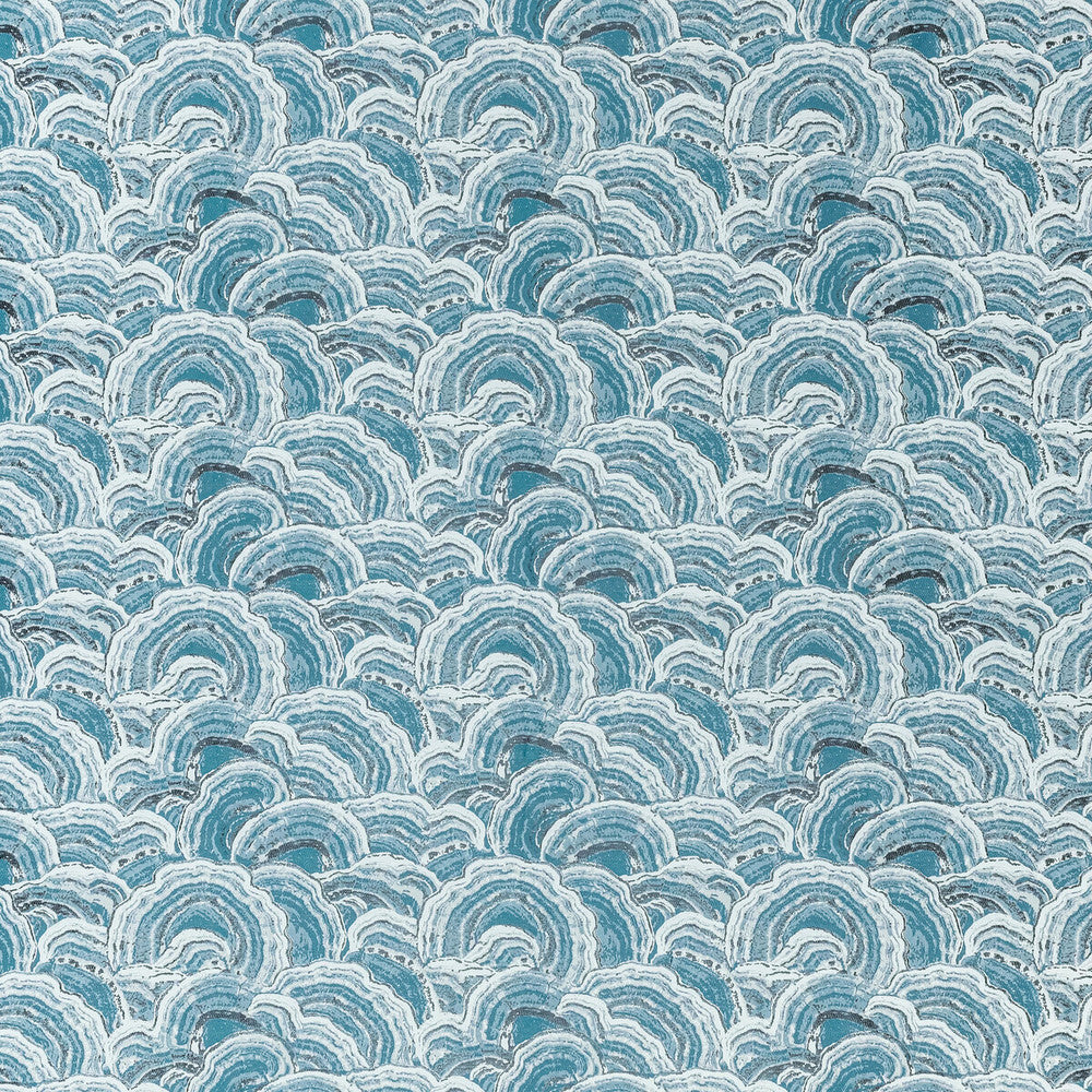 Langei Kingfisher by Clarke And Clarke Fabric Clarke And Clarke Fabric Langei KingfisherFabric CLARKE & CLARKE GEOMO POLYESTER - 62%;COTTON - 38% India </p><p>Repeat: H: 13.5, V: 11.42 54 - Fabric Carolina -