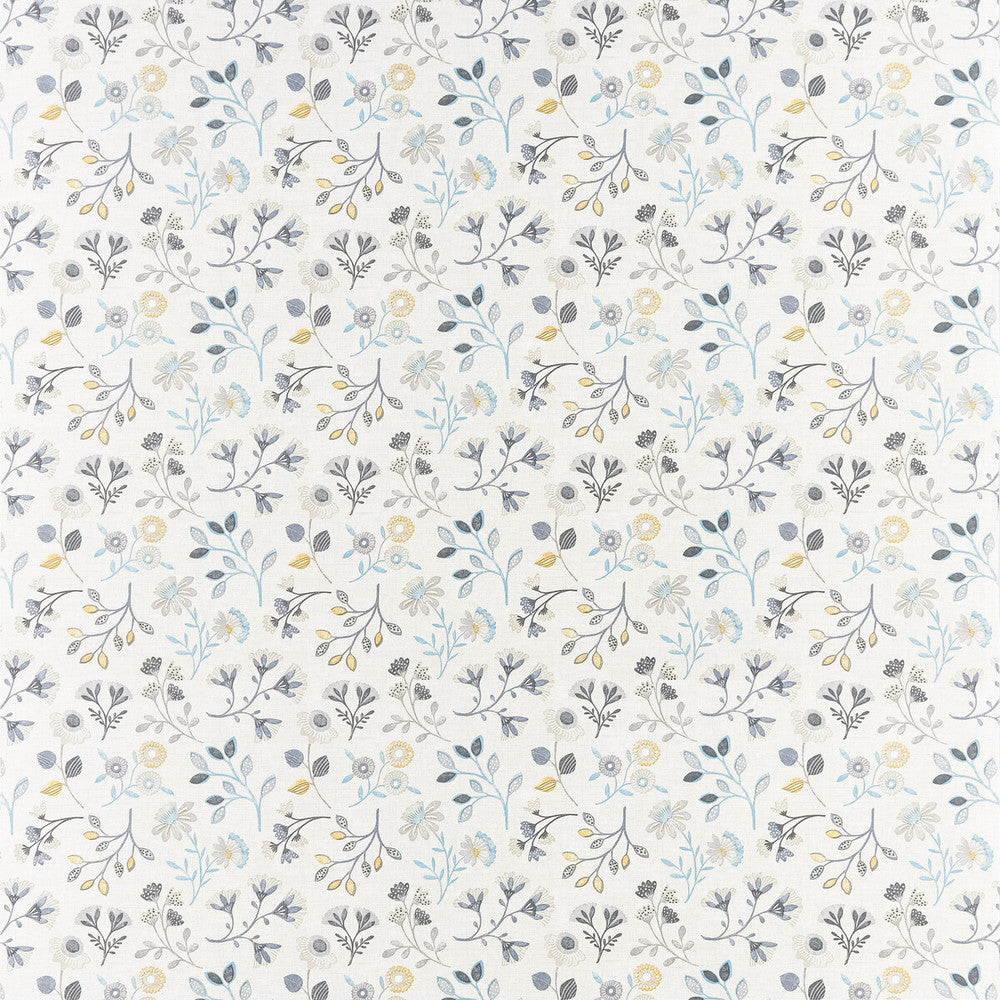 Alder Charcoal/Ochre by Clarke And Clarke Fabric Clarke And Clarke Fabric Alder Charcoal/OchreFabric CLARKE & CLARKE BOHEMIA COTTON - 100% Turkey </p><p>Repeat: H: 13.5, V: 12.6 54 - Fabric Carolina -