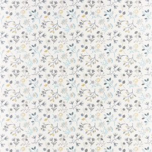 Alder Charcoal/Ochre by Clarke And Clarke Fabric