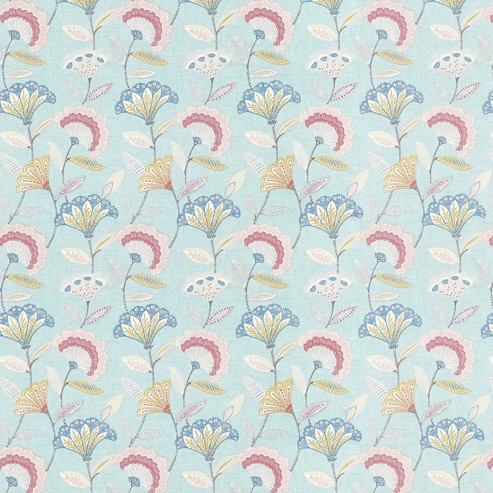 Bohemia Mineral/Blush by Clarke And Clarke Fabric Clarke And Clarke Fabric Bohemia Mineral/BlushFabric CLARKE & CLARKE BOHEMIA COTTON - 100% Turkey </p><p>Repeat: H: 13.5, V: 25.2 54 - Fabric Carolina -