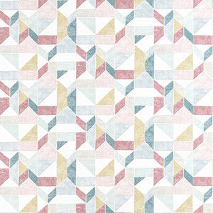 Lanna Mineral/Blush by Clarke And Clarke Fabric