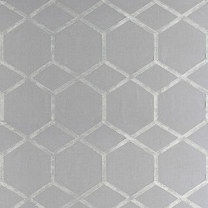 Forma Charcoal/Silver by Clarke And Clarke Fabric