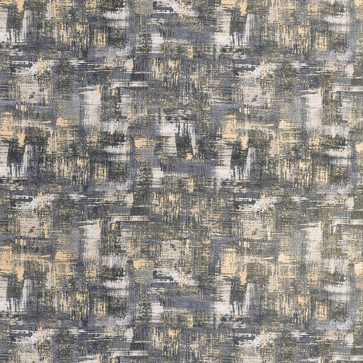 Tessellati Charcoal/Gold by Clarke And Clarke Fabric Clarke And Clarke Fabric Tessellati Charcoal/GoldFabric CLARKE & CLARKE METALLI POLYESTER - 73%;LINEN - 20%;VISCOSE - 7% Turkey </p><p>Repeat: H: 27.5, V: 11.23 117 - Fabric Carolina -
