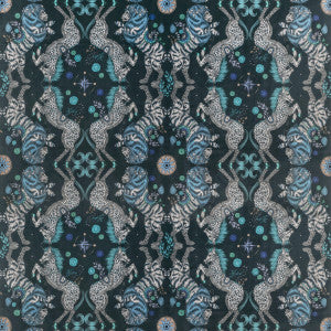 Caspian Velvet Navy by Clarke And Clarke Fabric
