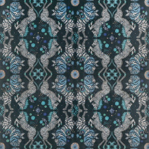 Caspian Velvet Navy by Clarke And Clarke Fabric