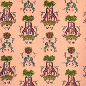 Creatura Velvet Pink by Clarke And Clarke Fabric