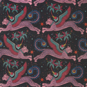 Lynx Velvet Navy by Clarke And Clarke Fabric