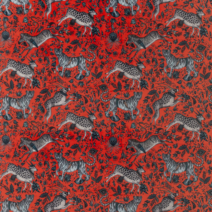 Protea Velvet Coral by Clarke And Clarke Fabric Clarke And Clarke Fabric Protea Velvet CoralFabric WILDERIE BY EMMA J SHIPLEY FOR C&C POLYESTER - 100% Spain </p><p>Repeat: H: 27, V: 25.36 55 - Fabric Carolina -