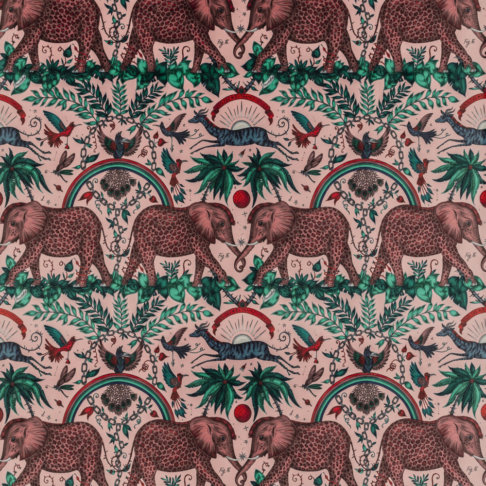 Zambezi Velvet Pink by Clarke And Clarke Fabric Clarke And Clarke Fabric Zambezi Velvet PinkFabric WILDERIE BY EMMA J SHIPLEY FOR C&C POLYESTER - 100% Spain </p><p>Repeat: H: 27, V: 21.62 55 - Fabric Carolina -