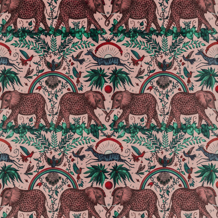 Zambezi Velvet Pink by Clarke And Clarke Fabric Clarke And Clarke Fabric Zambezi Velvet PinkFabric WILDERIE BY EMMA J SHIPLEY FOR C&C POLYESTER - 100% Spain </p><p>Repeat: H: 27, V: 21.62 55 - Fabric Carolina -