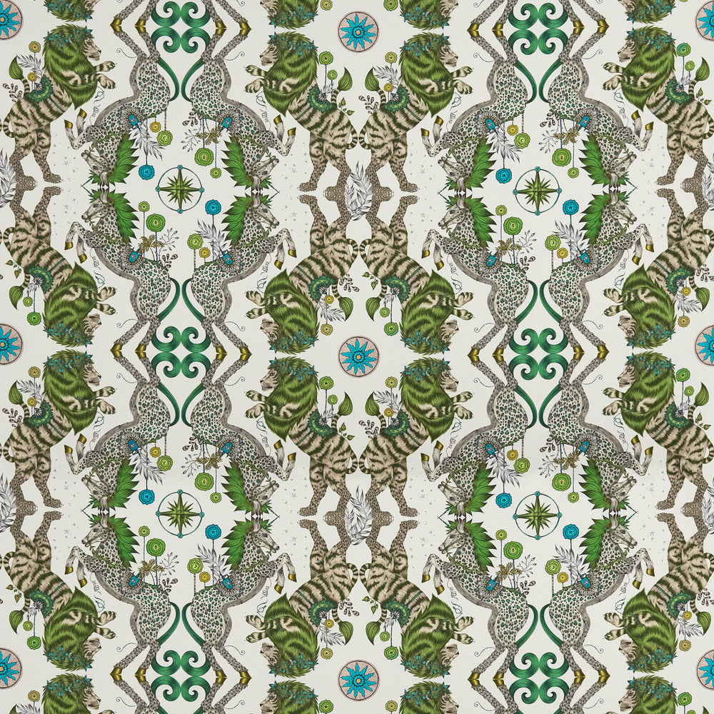 Caspian Satin Lime by Clarke And Clarke Fabric Clarke And Clarke Fabric Caspian Satin LimeFabric WILDERIE BY EMMA J SHIPLEY FOR C&C COTTON - 100% United Kingdom </p><p>Repeat: H: 27, V: 24.61 54 - Fabric Carolina -