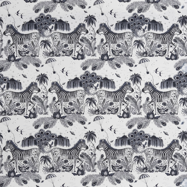 Lost World Satin Blue by Clarke And Clarke Fabric Clarke And Clarke Fabric Lost World Satin BlueFabric WILDERIE BY EMMA J SHIPLEY FOR C&C COTTON - 100% United Kingdom </p><p>Repeat: H: 27, V: 34.65 54 - Fabric Carolina -