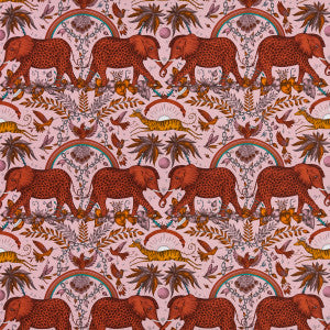 Zambezi Satin Blush by Clarke And Clarke Fabric