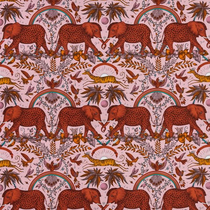 Zambezi Satin Blush by Clarke And Clarke Fabric Clarke And Clarke Fabric Zambezi Satin BlushFabric WILDERIE BY EMMA J SHIPLEY FOR C&C COTTON - 100% United Kingdom </p><p>Repeat: H: 27, V: 21.78 54 - Fabric Carolina -