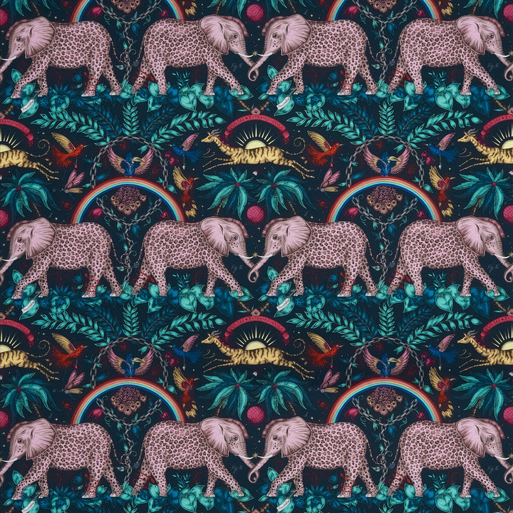 Zambezi Satin Navy by Clarke And Clarke Fabric Clarke And Clarke Fabric Zambezi Satin NavyFabric WILDERIE BY EMMA J SHIPLEY FOR C&C COTTON - 100% United Kingdom </p><p>Repeat: H: 27, V: 21.78 54 - Fabric Carolina -