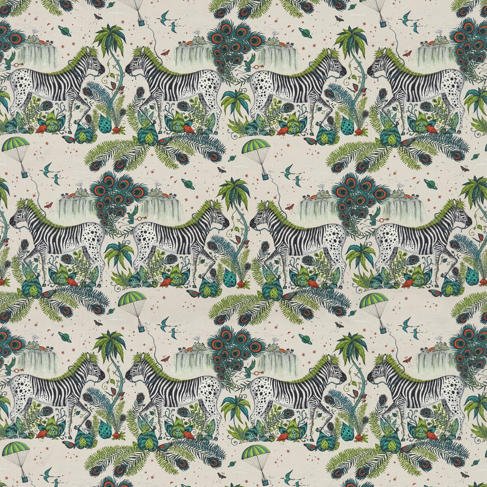 Lost World Linen Green by Clarke And Clarke Fabric Clarke And Clarke Fabric Lost World Linen GreenFabric WILDERIE BY EMMA J SHIPLEY FOR C&C COTTON - 60%;LINEN - 40% Spain </p><p>Repeat: H: 27, V: 35.36 54 - Fabric Carolina -