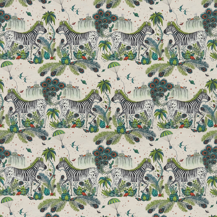 Lost World Linen Green by Clarke And Clarke Fabric Clarke And Clarke Fabric Lost World Linen GreenFabric WILDERIE BY EMMA J SHIPLEY FOR C&C COTTON - 60%;LINEN - 40% Spain </p><p>Repeat: H: 27, V: 35.36 54 - Fabric Carolina -