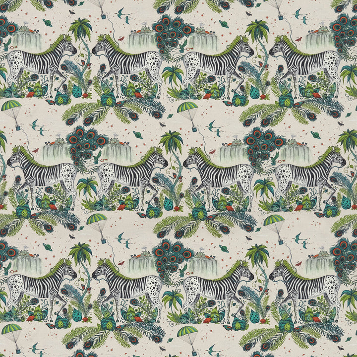 Lost World Linen Green by Clarke And Clarke Fabric Clarke And Clarke Fabric Lost World Linen GreenFabric WILDERIE BY EMMA J SHIPLEY FOR C&C COTTON - 60%;LINEN - 40% Spain </p><p>Repeat: H: 27, V: 35.36 54 - Fabric Carolina -