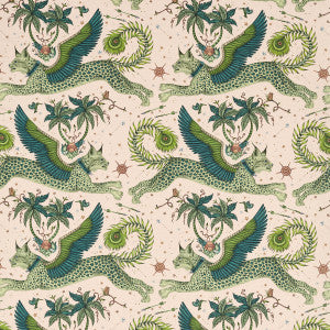 Lynx Linen Pink by Clarke And Clarke Fabric