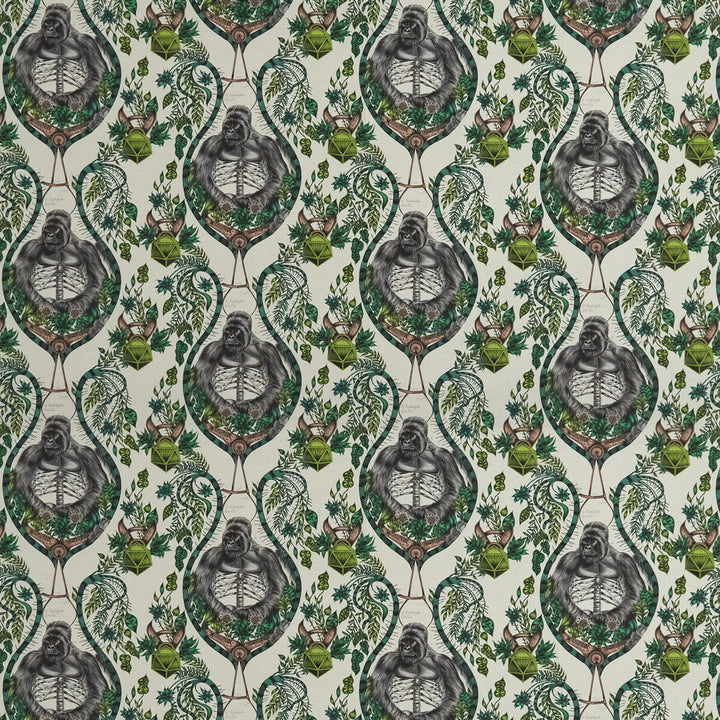 Silverback Linen Nude by Clarke And Clarke Fabric WILDERIE BY EMMA J SHIPLEY FOR C&C COTTON - 60%;LINEN - 40% Spain HEAVY Horizontal: 27 and Vertical: 32.41 54 - Fabric Carolina -