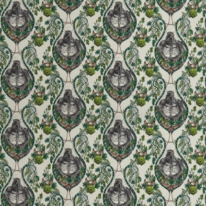 Silverback Linen Nude by Clarke And Clarke Fabric