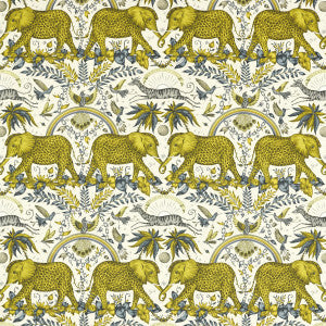 Zambezi Linen Gold by Clarke And Clarke Fabric