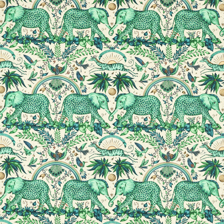 Zambezi Linen Green by Clarke And Clarke Fabric Clarke And Clarke Fabric Zambezi Linen GreenFabric WILDERIE BY EMMA J SHIPLEY FOR C&C COTTON - 60%;LINEN - 40% Spain </p><p>Repeat: H: 27, V: 21.62 54 - Fabric Carolina -