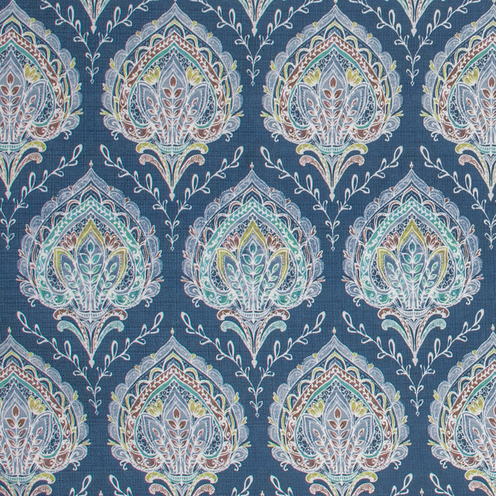 F1501 Indigo by Greenhouse Fabric 100% Polyester USA 50,000 double rubs </p><p>Repeat: 9" H, 18.25" V 54" - Fabric Carolina -