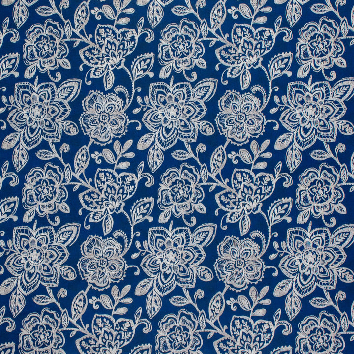 F1504 Blue by Greenhouse Fabric 100% Polyester China 50,000 double rubs </p><p>Repeat: 13" H, 14" V 54" - Fabric Carolina -