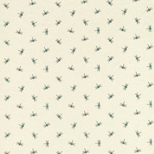 Damsel Teal by Clarke And Clarke Fabric