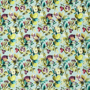 Fruta Mineral Velvet by Clarke And Clarke Fabric