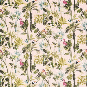 Palm Blush Velvet by Clarke And Clarke Fabric