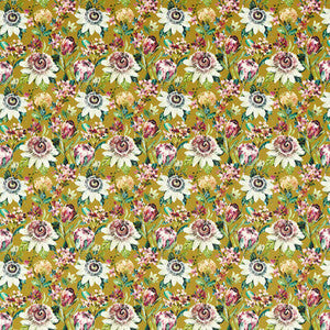 Paradise Ochre Velvet by Clarke And Clarke Fabric