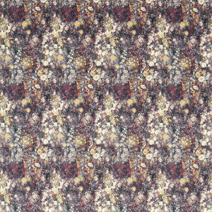 Rosedene Raspberry/Ochre by Clarke And Clarke Fabric