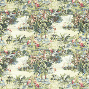 Habitat Lagoon by Clarke And Clarke Fabric