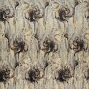Tessuto Nero/Silver by Clarke And Clarke Fabric