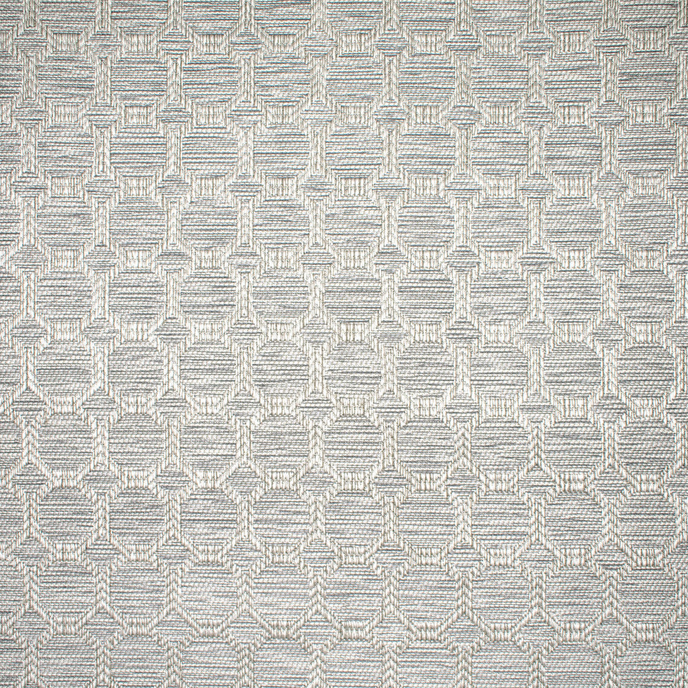 F1554 Silver by Greenhouse Fabric 100% Polyester China 55,000 double rubs </p><p>Repeat: 1.5" H, 1.5" V 58" - Fabric Carolina -
