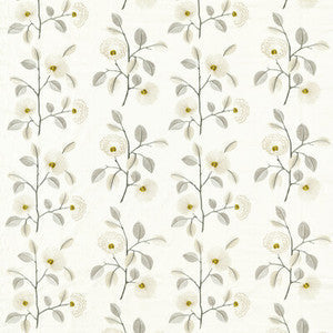 Monique Natural/Pewter by Clarke And Clarke Fabric